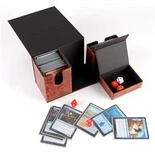 Cutii de depozitare din piele Brown Card Deck Box